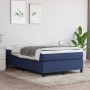 Cama box spring con colchón tela azul 120x190 cm de , Camas y somieres - Ref: Foro24-3269689, Precio: 326,18 €, Descuento: %