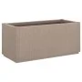 Jardinera PP marrón claro 80x36x35 cm de , Maceteros y jardineras - Ref: Foro24-368778, Precio: 92,14 €, Descuento: %