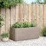 Jardinera PP marrón claro 80x36x35 cm de , Maceteros y jardineras - Ref: Foro24-368778, Precio: 92,14 €, Descuento: %