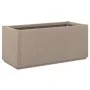 Jardinera PP marrón claro 80x36x35 cm de , Maceteros y jardineras - Ref: Foro24-368778, Precio: 92,14 €, Descuento: %