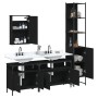 Juego de muebles de baño 4 pzas madera contrachapada negro de , Muebles de baño - Ref: Foro24-3214805, Precio: 247,15 €, Desc...