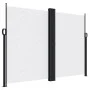 Toldo lateral retráctil blanco 180x1200 cm de , Sombrillas - Ref: Foro24-4004841, Precio: 156,05 €, Descuento: %