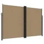 Toldo lateral retráctil gris taupe 220x1200 cm de , Sombrillas - Ref: Foro24-4004874, Precio: 188,14 €, Descuento: %