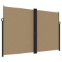 Toldo lateral retráctil gris taupe 220x1200 cm de , Sombrillas - Ref: Foro24-4004874, Precio: 192,01 €, Descuento: %
