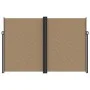 Toldo lateral retráctil gris taupe 220x1200 cm de , Sombrillas - Ref: Foro24-4004874, Precio: 188,14 €, Descuento: %