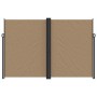 Toldo lateral retráctil gris taupe 220x1200 cm de , Sombrillas - Ref: Foro24-4004874, Precio: 192,01 €, Descuento: %
