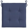 Cojines para muebles palets 4 uds tela azul marino 50x50x3 cm de , Cojines para sillas y sofás - Ref: Foro24-378428, Precio: ...