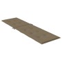 Cojín para tumbona tela gris taupe melange (75+105)x50x3 cm de , Cojines para sillas y sofás - Ref: Foro24-4002495, Precio: 3...