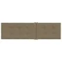 Cojín para tumbona tela gris taupe melange (75+105)x50x3 cm de , Cojines para sillas y sofás - Ref: Foro24-4002495, Precio: 2...