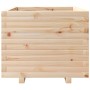 Jardinera madera maciza de pino 60x60x49,5 cm de , Maceteros y jardineras - Ref: Foro24-3282519, Precio: 133,04 €, Descuento: %