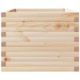 Jardinera madera maciza de pino 60x60x49,5 cm de , Maceteros y jardineras - Ref: Foro24-3282519, Precio: 133,04 €, Descuento: %