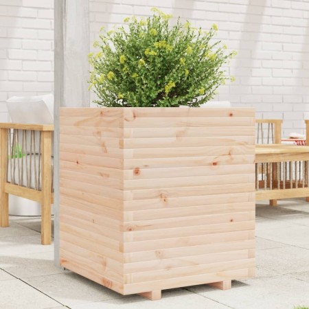 Jardinera madera maciza de pino 60x60x72 cm de , Maceteros y jardineras - Ref: Foro24-3282614, Precio: 184,45 €, Descuento: %