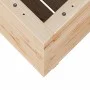 Jardinera madera maciza de pino 60x60x72 cm de , Maceteros y jardineras - Ref: Foro24-3282614, Precio: 182,19 €, Descuento: %