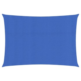 Toldo de vela rectangular HDPE azul 160 g/m² 4x6 m de , Sombrillas - Ref: Foro24-311519, Precio: 52,57 €, Descuento: %
