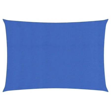 Rectangular blue HDPE sail shade 160 g/m² 4x6 m by , Umbrellas - Ref: Foro24-311519, Price: 51,61 €, Discount: %