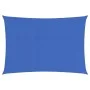 Rectangular blue HDPE sail shade 160 g/m² 4x6 m by , Umbrellas - Ref: Foro24-311519, Price: 51,61 €, Discount: %