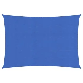 Toldo de vela rectangular HDPE azul 160 g/m² 6x8 m de , Sombrillas - Ref: Foro24-311525, Precio: 87,31 €, Descuento: %