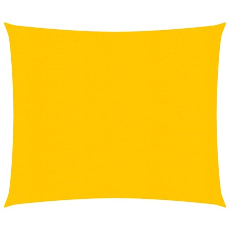 Toldo de vela cuadrado HDPE amarillo 160 g/m² 4,5x4,5 m de , Sombrillas - Ref: Foro24-311552, Precio: 44,77 €, Descuento: %