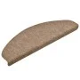 Alfombrilla autoadhesiva de escalera 15 uds 65x21x4 cm marrón de vidaXL, Alfombrillas para escalones - Ref: Foro24-322355, Pr...