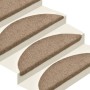Alfombrilla autoadhesiva de escalera 15 uds 65x21x4 cm marrón de vidaXL, Alfombrillas para escalones - Ref: Foro24-322355, Pr...