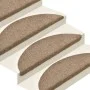 Alfombrilla autoadhesiva de escalera 15 uds 65x21x4 cm marrón de vidaXL, Alfombrillas para escalones - Ref: Foro24-322355, Pr...