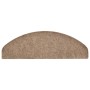 Alfombrilla autoadhesiva de escalera 15 uds 65x21x4 cm marrón de vidaXL, Alfombrillas para escalones - Ref: Foro24-322355, Pr...
