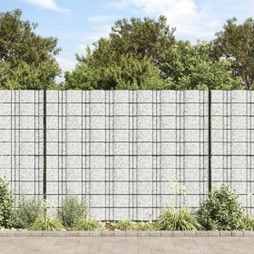 Privacy screens garden 4 pcs PVC gray marble 35x0.19 m by , fence panels - Ref: Foro24-3294938, Price: 111,39 €, Discount: %