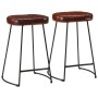Taburetes de bar 2 uds marrón oscuro 41x29x62 cm de , Taburetes de cocina - Ref: Foro24-358924, Precio: 108,21 €, Descuento: %