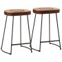 Taburetes de bar 2 uds marrón oscuro 41x29x62 cm de , Taburetes de cocina - Ref: Foro24-358926, Precio: 65,81 €, Descuento: %