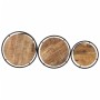 Mesas apilables 3 piezas madera maciza de mango rugosa de , Mesas auxiliares - Ref: Foro24-358930, Precio: 83,43 €, Descuento: %