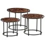 Mesas apilables 3 piezas madera maciza reciclada de , Mesas auxiliares - Ref: Foro24-358932, Precio: 82,63 €, Descuento: %
