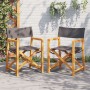 Sillas de comedor 2 unidades tela gris oscuro de , Sillas de jardín - Ref: Foro24-365838, Precio: 110,76 €, Descuento: %