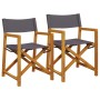 Sillas de comedor 2 unidades tela gris oscuro de , Sillas de jardín - Ref: Foro24-365838, Precio: 110,76 €, Descuento: %