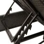 Tumbona doble con cojines ratán sintético negro de , Tumbonas - Ref: Foro24-368179, Precio: 289,77 €, Descuento: %