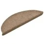 Alfombrilla autoadhesiva de escalera 15 uds 56x17x3 cm crema de vidaXL, Alfombrillas para escalones - Ref: Foro24-322354, Pre...