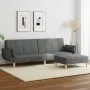 Zweiplätziges Schlafsofa mit Hocker, dunkelgrauer Stoff. von , Sofas - Ref: Foro24-3258142, Preis: 347,04 €, Rabatt: %