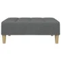 Zweiplätziges Schlafsofa mit Hocker, dunkelgrauer Stoff. von , Sofas - Ref: Foro24-3258142, Preis: 347,04 €, Rabatt: %