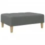 Zweiplätziges Schlafsofa mit Hocker, dunkelgrauer Stoff. von , Sofas - Ref: Foro24-3258142, Preis: 347,04 €, Rabatt: %