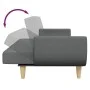 Zweiplätziges Schlafsofa mit Hocker, dunkelgrauer Stoff. von , Sofas - Ref: Foro24-3258142, Preis: 347,04 €, Rabatt: %