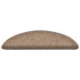 Alfombrilla autoadhesiva de escalera 15 uds 56x17x3 cm crema de vidaXL, Alfombrillas para escalones - Ref: Foro24-322354, Pre...