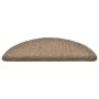 Alfombrilla autoadhesiva de escalera 15 uds 56x17x3 cm crema de vidaXL, Alfombrillas para escalones - Ref: Foro24-322354, Pre...