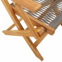 Sillas de jardín reclinables 4 uds madera maciza acacia gris de , Sillas de jardín - Ref: Foro24-3214568, Precio: 272,21 €, D...