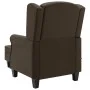 Massagesessel aus braunem Stoff mit Fußstütze von vidaXL, Elektrische Massagesessel - Ref: Foro24-320165, Preis: 238,35 €, Ra...