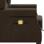 Sillón de masaje con reposapiés tela marrón de vidaXL, Sillones de masaje eléctricos - Ref: Foro24-320165, Precio: 256,80 €, ...