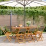 Sillas de jardín plegables 8 uds madera maciza acacia gris de , Sillas de jardín - Ref: Foro24-3214606, Precio: 326,40 €, Des...