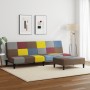 Sofá cama de 2 plazas con taburete tela Patchwork de , Sofás - Ref: Foro24-3258121, Precio: 312,74 €, Descuento: %