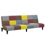 Sofá cama de 2 plazas con taburete tela Patchwork de , Sofás - Ref: Foro24-3258121, Precio: 307,62 €, Descuento: %