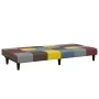 Sofá cama de 2 plazas con taburete tela Patchwork de , Sofás - Ref: Foro24-3258121, Precio: 307,62 €, Descuento: %