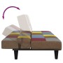 Sofá cama de 2 plazas con taburete tela Patchwork de , Sofás - Ref: Foro24-3258121, Precio: 312,74 €, Descuento: %