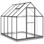 Invernadero con marco base aluminio antracita 224x169x202 cm de , Invernaderos - Ref: Foro24-3266325, Precio: 518,51 €, Descu...